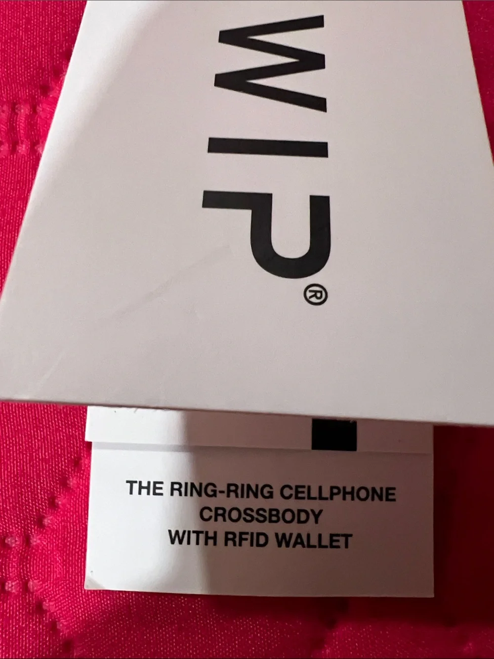 HKWP Quilted Crossbody Phone Case in Champagne Gold NWT
